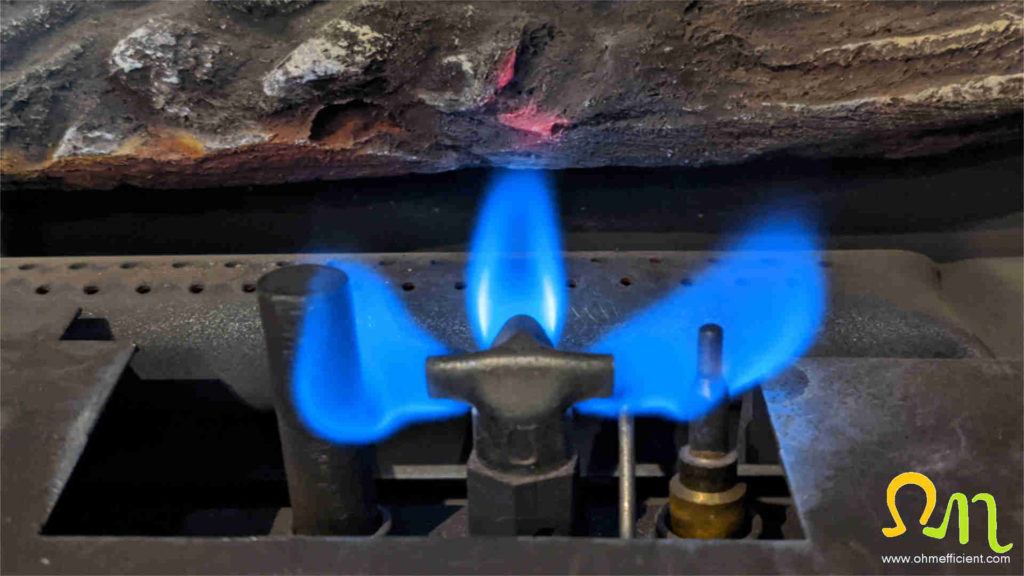 Lit millivolt fireplace pilot assembly