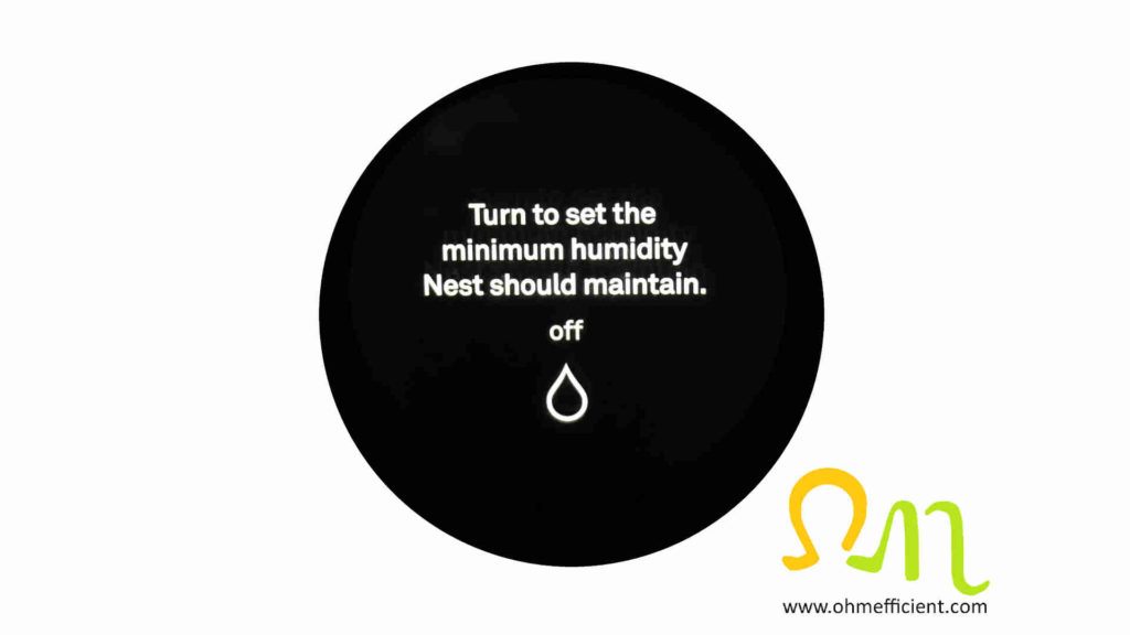 Nest 0% relative humidity