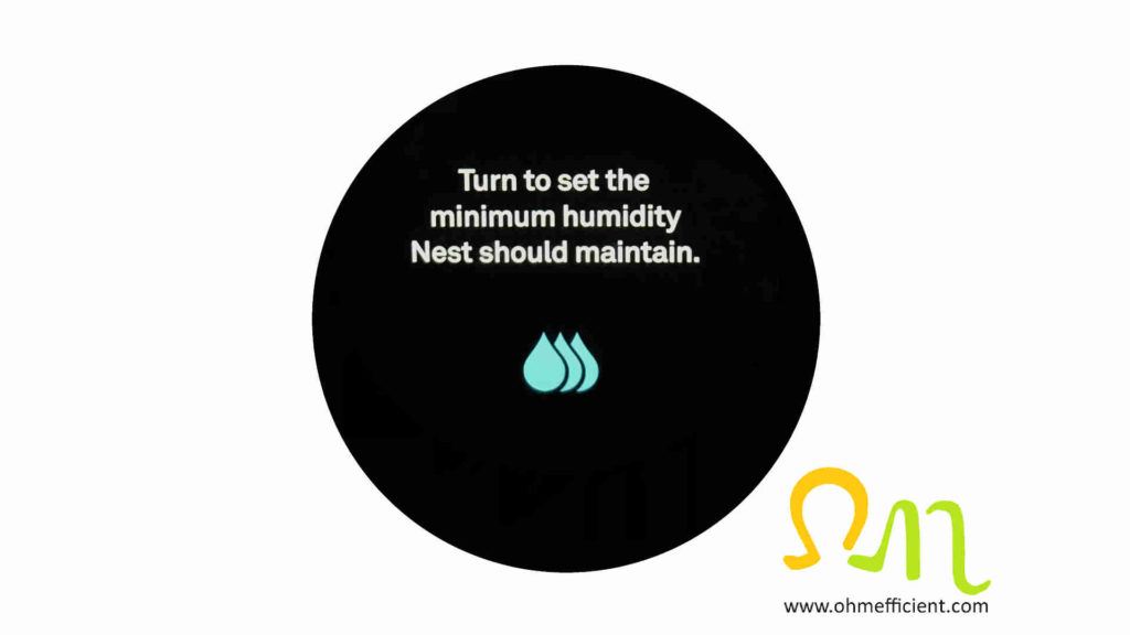 Nest 100% relative humidity