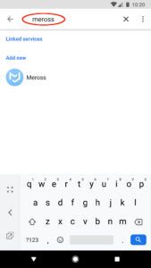 Google Home meross Search