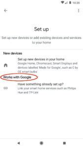Google Home Works with Google